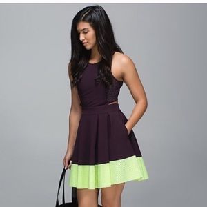 Lululemon Away Dress Black Cherry GUC Hard to Find